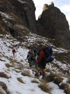 Snow in the Drakensberg!