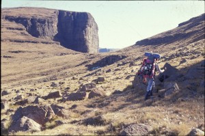 Hikers at Giants Castle