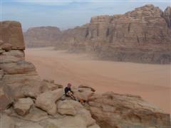 Alan McEwan in Wadi-Rum