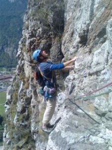 David Gemmel in the Alps