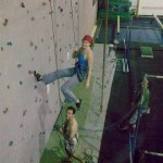 Hannelie being lowered by Cesar