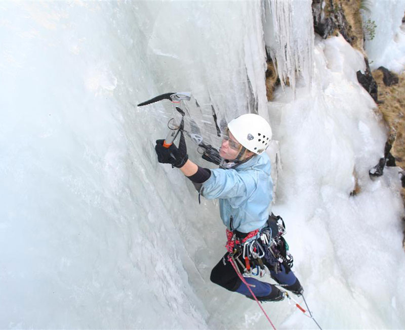 Ice Climbing with Peak High Mountaineering