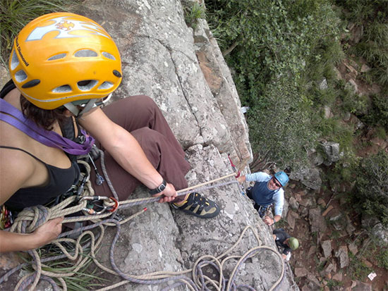 Enhance Your Climbing Skills with Peak High - man and lady rock clilmbing
